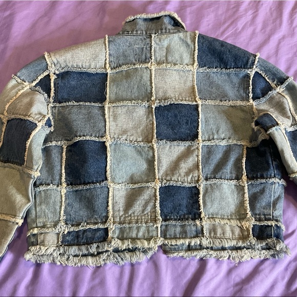 Denim Patchwork Jacket - Picture 7 of 8